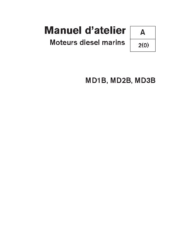 7728540 M.ATELIER MD1B-MD2B-MD3B Unité Moteur